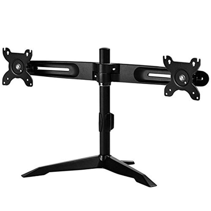 SilverStone Technology ARM23BS Tek ARM Two Arm Computer Monitor Desk Mount/Mounting Bracket, TAA Compliant